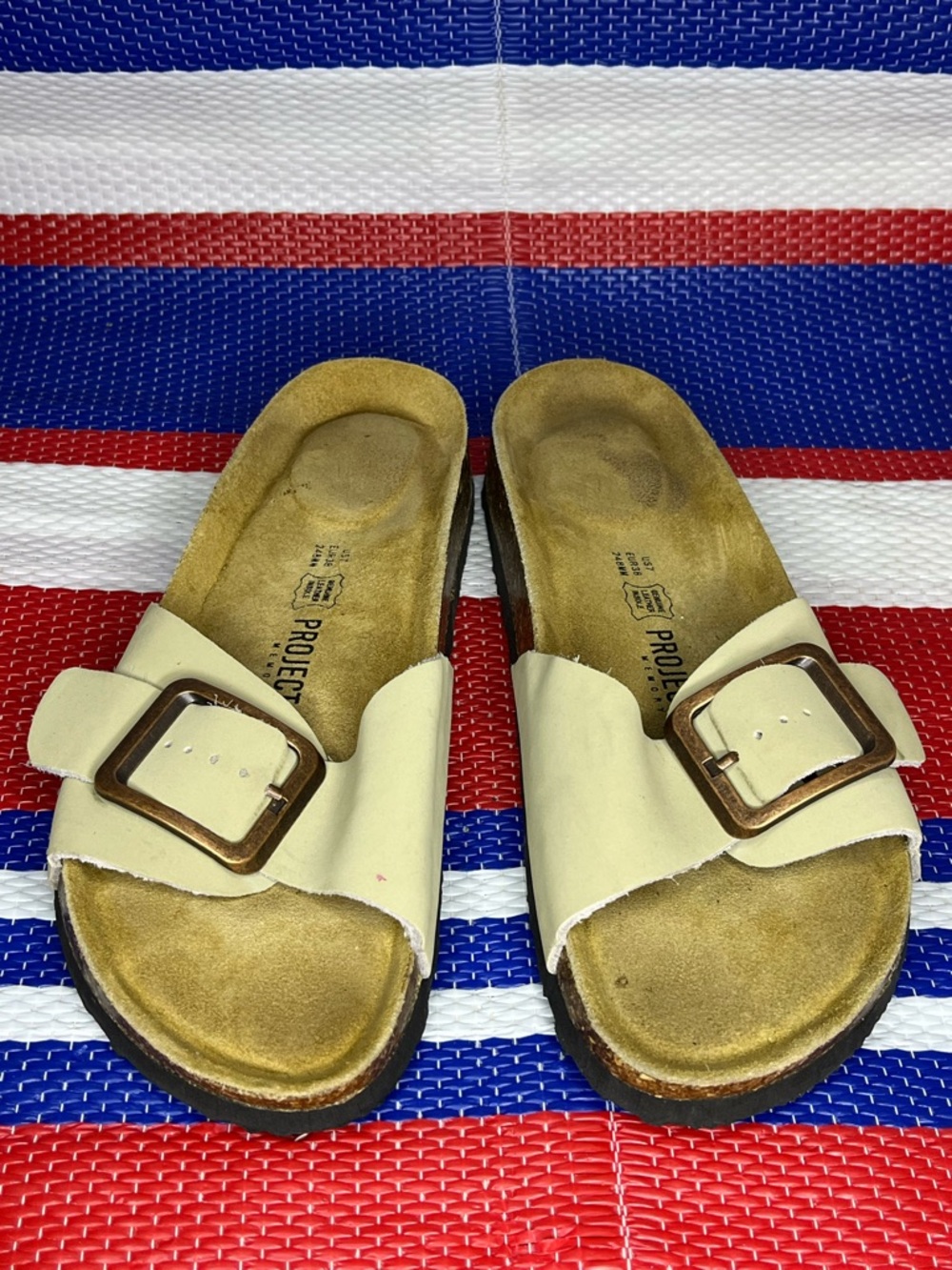 Women’s Project Cloud Birkenstock Style Madrid Big Buckle Comfort Slides Sandals - Picture 12 of 14